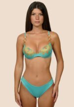 GREEN bikini balconcino