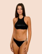 Zebel nero top scollo america