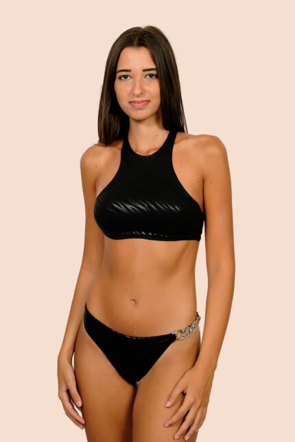 Zebel nero top scollo america